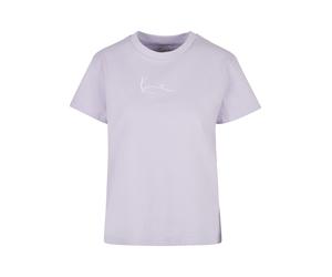 T-Shirt KARL KANI "Karl Kani Damen KW221-001-1 Small Signature Tee purple", Damen, Gr. XS, lila, 100% Baumwolle, normal, Rundhals, Shirts T-Shirt (35555962-XS) lila