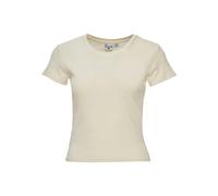 T-Shirt KARL KANI "Karl Kani Damen KW232-033-1 KK Small Signature Tight Rib Tee", Damen, Gr. XXS, sanftes weiß, 97% Baumwolle, 3% Elasthan, bedruckt, normal, Rundhals, Shirts T-Shirt (87636621-XXS) sa