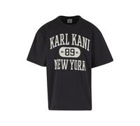 T-Shirt KARL KANI "Karl Kani Heritage 89 Oversized T-Shirt", Herren, Gr. M, schwarz, 100% Baumwolle, bedruckt, oversize, Rundhals, Shirts T-Shirt (94231510-M) schwarz