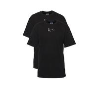 Karl Kani Herren KM234-061-1 Small Signature 2-Pack Essential Tee Black, L