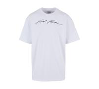 Karl Kani Autograph Heavy Jersey T-Shirt Herren Shirt weiß, M