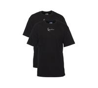 Karl Kani Herren KM234-061-1 Small Signature 2-Pack Essential Tee Black, XL