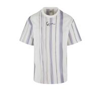 Karl Kani KK Small Signature Tie Dye Stripe Tee in Gr. S in Beige