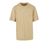 Karl Kani Herren KM-TE011-020-04 KK Small Signature Essential Tee Light Brown, S