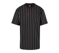 Karl Kani Small Signature Pinstripe Short Sleeve T-shirt Schwarz S Mann
