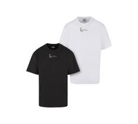 Karl Kani Herren KM242-045-1 Small Signature Essential Tee 2 Pack Black/White, M