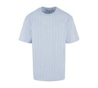 Karl Kani Small Signature Logo Prinstripe T-Shirt in Gr. S in Blau