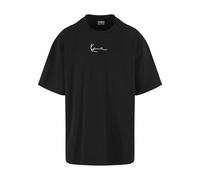 T-Shirt KARL KANI "Karl Kani Herren KK Small Signature Tee black Plus Size", Herren, Gr. 3XL, schwarz, 100% Baumwolle, oversize, Rundhals, Shirts T-Shirt (37241030-XXXL) schwarz