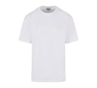 T-Shirt KARL KANI "Karl Kani Herren KM242-026-1 Splash Retro Tee", Damen, Gr. M, weiß, 100% Baumwolle, bedruckt, oversize, Rundhals, Shirts T-Shirt (73566130-M) weiß
