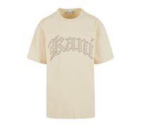 T-Shirt KARL KANI "Karl Kani Kani Paisley Letter T-Shirt", Damen, Gr. XS, beige, 100% Baumwolle, bedruckt, oversize, Rundhals, Shirts T-Shirt (91135767-XS) beige