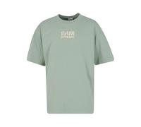 T-Shirt KARL KANI "Karl Kani Kani Studios Print T-Shirt", Damen, Gr. S, grün, 100% Baumwolle, bedruckt, normal, Rundhals, Shirts T-Shirt (24201634-S) grün