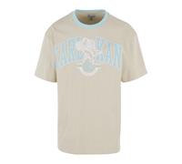 T-Shirt KARL KANI "Karl Kani Karl Kani OG Eagle Print Tee", Herren, Gr. XS, light sand, light blau, 100% Baumwolle, bedruckt, normal, Rundhals, Shirts T-Shirt (36264719-XS) light sand, light blau