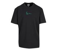 T-Shirt KARL KANI "Karl Kani Karl Kani Small Signature Green Logo", Damen, Gr. S, schwarz, 100% Baumwolle, bedruckt, oversize, Rundhals, Shirts T-Shirt (96363440-S) schwarz