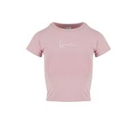 T-Shirt KARL KANI "Karl Kani Karl Kani Small Signature Short Tee", Damen, Gr. XXS, rose, 95% Baumwolle, 5% Elasthan, bedruckt, normal, Rundhals, Shirts T-Shirt (22798249-XXS)