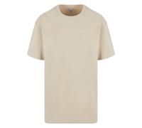 T-Shirt KARL KANI "Karl Kani KK Autograph Heavy Jersey Boxy Tee", Damen, Gr. M, braun, 100% Baumwolle, oversize, Rundhals, Shirts T-Shirt (61692065-M) braun