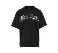 T-Shirt KARL KANI "Karl Kani KK Old English Chrome Tee", Damen, Gr. S, schwarz, 100% Baumwolle, bedruckt, loose fit, Rundhals, Shirts T-Shirt (54868322-S)