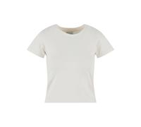 T-Shirt KARL KANI "Karl Kani KK Small Signature Short Tee", Damen, Gr. S, sanftes weiß, 50% Baumwolle, 50% Polyester, bedruckt, normal, Rundhals, Shirts T-Shirt (33856819-S) sanftes weiß