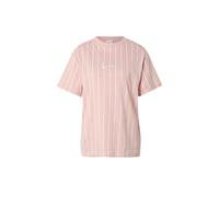T-Shirt KARL KANI "Karl Kani Small Signature Essential Pinstripe OS Tee", Damen, Gr. XS, rosa (rose), 100% Baumwolle, gestreift, normal, Rundhals, Shirts T-Shirt (90353260-XS) rose