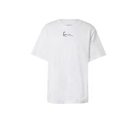 T-Shirt KARL KANI "Karl Kani Small Signature Essential Tee 2 Pack", Herren, Gr. XS, weiß, rose, 100% Baumwolle, unifarben, normal, Rundhals, Shirts T-Shirt (59146868-XS) weiß, rose