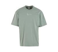 T-Shirt KARL KANI "Karl Kani Small Signature Essential Tee", Damen, Gr. XL, grün, 100% Baumwolle, bedruckt, oversize, Rundhals, Shirts T-Shirt (12672647-XL) grün