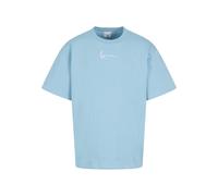 T-Shirt KARL KANI "Karl Kani Small Signature Essential Tee", Herren, Gr. XS, blau, 100% Baumwolle, bedruckt, oversize, Rundhals, Shirts T-Shirt (38770832-XS) blau