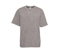 T-Shirt KARL KANI "Karl Kani Unisex", Damen, Gr. S, grau, 100% Baumwolle, bedruckt, relaxed fit, Rundhals, Shirts T-Shirt (29742347-S) grau