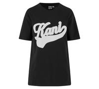 T-Shirt KARL KANI "Karl Kani Varsity Heart Os T-Shirt", Damen, Gr. S, schwarz, 100% Baumwolle, bedruckt, normal, Rundhals, Shirts T-Shirt (69434155-S) schwarz