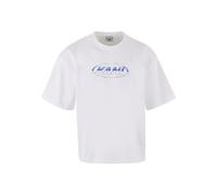 T-Shirt KARL KANI "Karl Kani Woven Signature Chrome LOGo Crop Tee", Herren, Gr. XXL, weiß, 100% Baumwolle, bedruckt, normal, Rundhals, Shirts T-Shirt (48759459-XXL) weiß