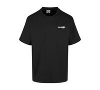 T-Shirt KARL KANI "Karl Kani Woven Signature Resist Love Tee", Damen, Gr. L, schwarz, 100% Baumwolle, bedruckt, normal, Rundhals, Shirts T-Shirt (95153349-L) schwarz