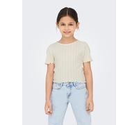 Only & Kids Damen Kogcarlotta Life S/S Top JRS Noos, Cloud Dancer, 110-116