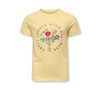 KIDS ONLY - KOGEMMA LIFE REG S/S FLOWER TOP JRS NOOS Sunlight - Gr. - 122/128
