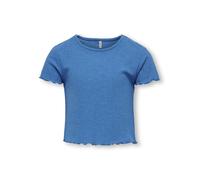 KIDS ONLY Mädchen Kognella S/S O-Neck Top Noos JRS T-Shirt, French Blue, 122-128 EU