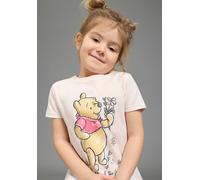 T-Shirt KIDSWORLD "WINNIE Puuh - Disney Shirt", Mädchen, Gr. 116/122, rosa, Single Jersey, Obermaterial: 100% Baumwolle, bedruckt, Basic normal, Rundhals, abgesteppte Kante, Shirts T-Shirt, Kurzarm, R