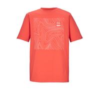 T-Shirt KILLTEC "KOS 187 MN TSHRT", Herren, Gr. XL, orange, Obermaterial: 94% Polyester, 6% Elasthan, Rundhals, Shirts T-Shirt, Leichtes, atmungsaktives Herren T-Shirt mit Stretch und Print (73271547-