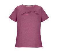 T-Shirt KILLTEC "KOS 194 WMN TSHRT", Damen, Gr. 42, rosa (dunkelrosé), Obermaterial: 65% Polyester, 30% Baumwolle, 5% Elasthan, Rundhals, Shirts T-Shirt, Vielseitiges Damen T-Shirt mit Melange-Optik u