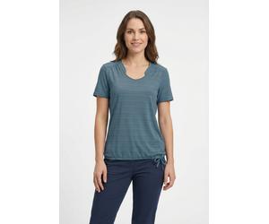 T-Shirt KILLTEC "KOS 46 WMN TSHRT", Damen, Gr. 40, sturmblau, Obermaterial: 93% Polyester, 7% Elasthan, Shirts T-Shirt, Kurzarm-Design, aus Polyester und Elasthan, auch in großen Größen (50196207-40) 