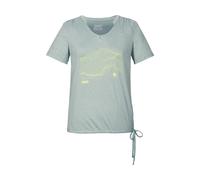 killtec Damen Funktions T-Shirt Atmungsaktiv/Sportshirt Kurzarm KOS 497 WMN TSHRT, aquaverde, 46, 45094-000