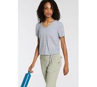 T-Shirt KILLTEC "LILLEO WMN TSHRT F", Damen, Gr. 56, blau (nachtblau), Obermaterial: 90% Polyester, 10% Elasthan, Shirts T-Shirt (57530137-56) nachtblau