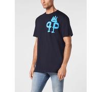 Philipp Plein - T-Shirt King Plein - Größe 3XL - blau