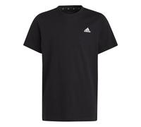 T-Shirt kleines Logo Baumwolle Kind adidas Essentials Schwarz 7/8 Jahre alt