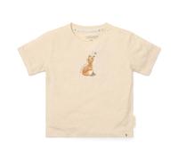 Little Dutch CL25021105 T-Shirt Birch Melange - Forest Friends beige (Gr. 104)