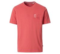 T-Shirt CASAMODA "CASAMODA T-Shirt uni", Herren, Gr. L, rosa (rot), 60% Baumwolle, 40% Polyester, Shirts T-Shirt (49913168-L) rot