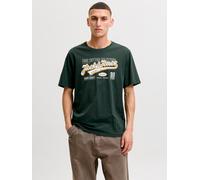 Jack & Jones "JJELOGO TEE SS O-NECK 2 COL AW26 SN" Baumwolle, regular fit (29072743-L) scarab