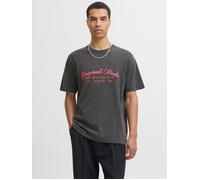 JACK&JONES - JORINWOOD WASH TEE SS CREW NECK Black - Gr. - L