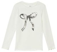 Jerseyshirt im Slim Fit mit Folienprint und Rollkante 116/122 creme 2171381.0210.116_122