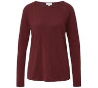 Langarmshirt mit Flammgarnstruktur 34 rot 2175336.3902.34