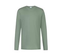 Mey Schlafanzug-Oberteil Neo – Langarm, Regular Fit, einfarbig, Eden Green, XL