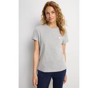 LASCANA T-Shirt Damen grau meliert Gr.40/42