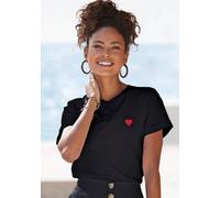 LASCANA T-Shirt Damen schwarz Gr.40/42