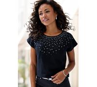 LASCANA T-Shirt Damen schwarz Gr.36/38